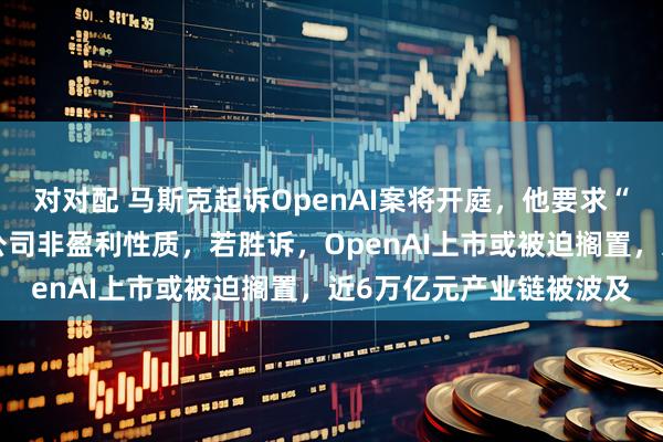 对对配 马斯克起诉OpenAI案将开庭，他要求“罢免”阿尔特曼、恢复公司非盈利性质，若胜诉，OpenAI上市或被迫搁置，近6万亿元产业链被波及